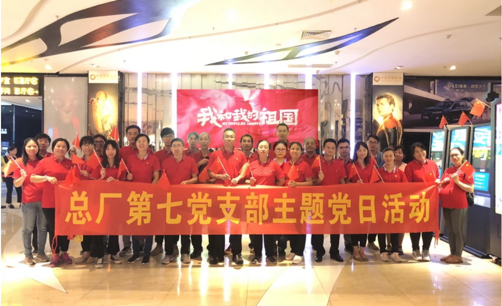 壯麗70年 奮進新時代----總廠第七黨支部組織觀看愛國影片《我和我的祖國》