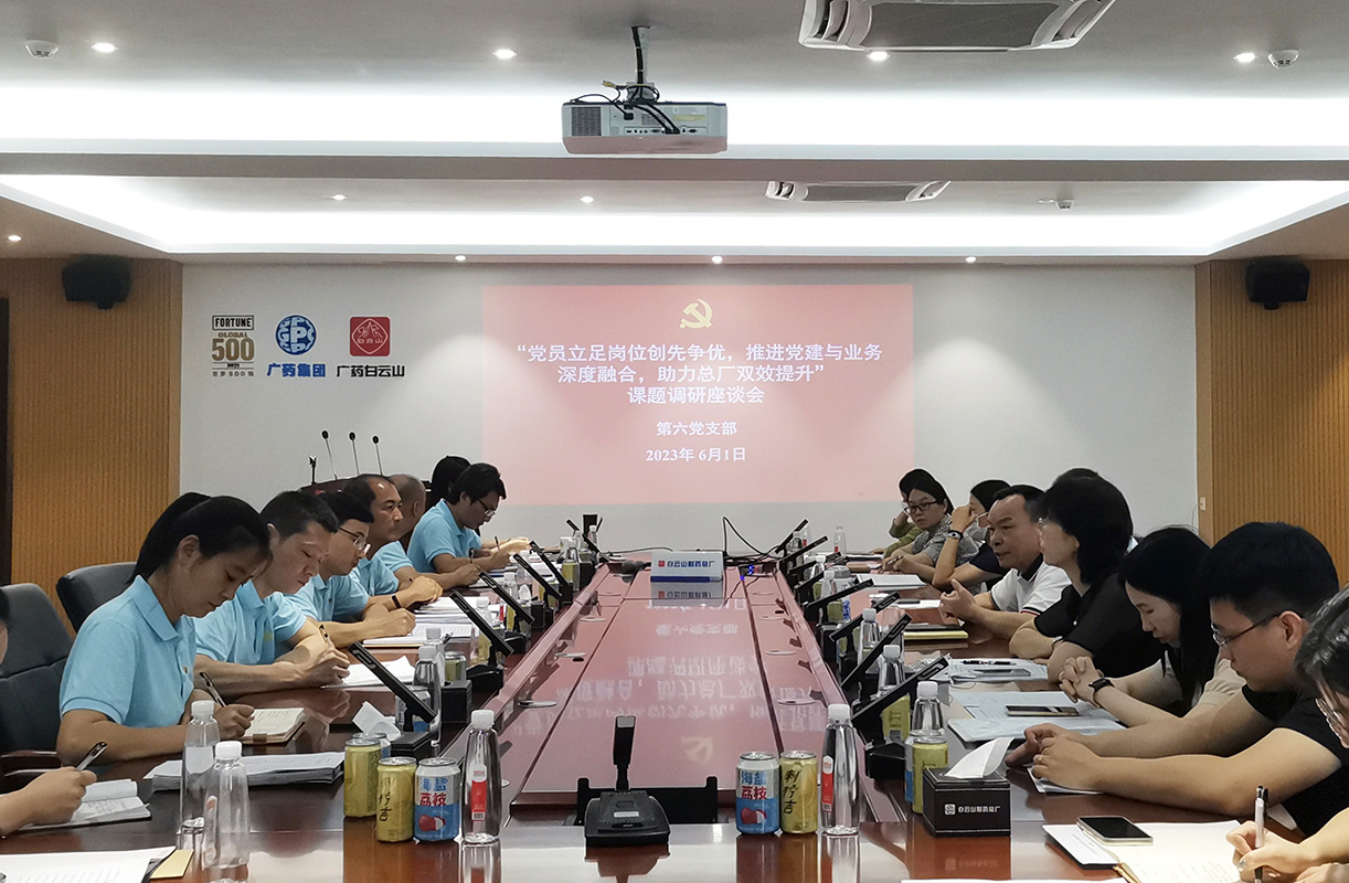 黨建引領(lǐng)深調(diào)研 黨業(yè)融合促提升——總廠黨委書(shū)記許鎮(zhèn)江、紀(jì)委書(shū)記杜麗華到第六黨支部開(kāi)展調(diào)研座談
